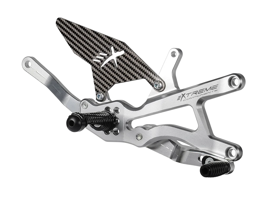 Commandes Reculées GP EVO EXTREME COMPONENTS Carbone/argent - Yamaha R1 - Miniature 3